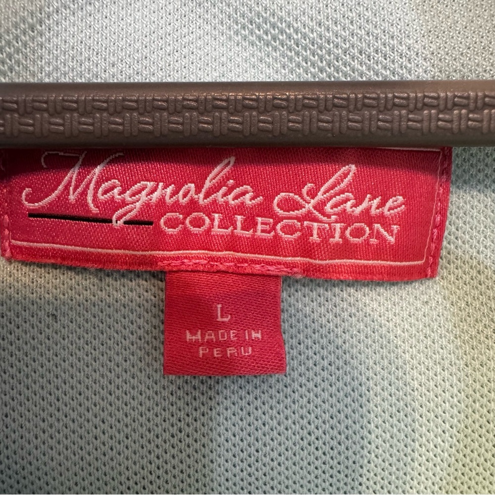 Masters by Magnolia Lane Collection Geometric Patterned Zip Front Cotton Jacket - Picture 3 of 8